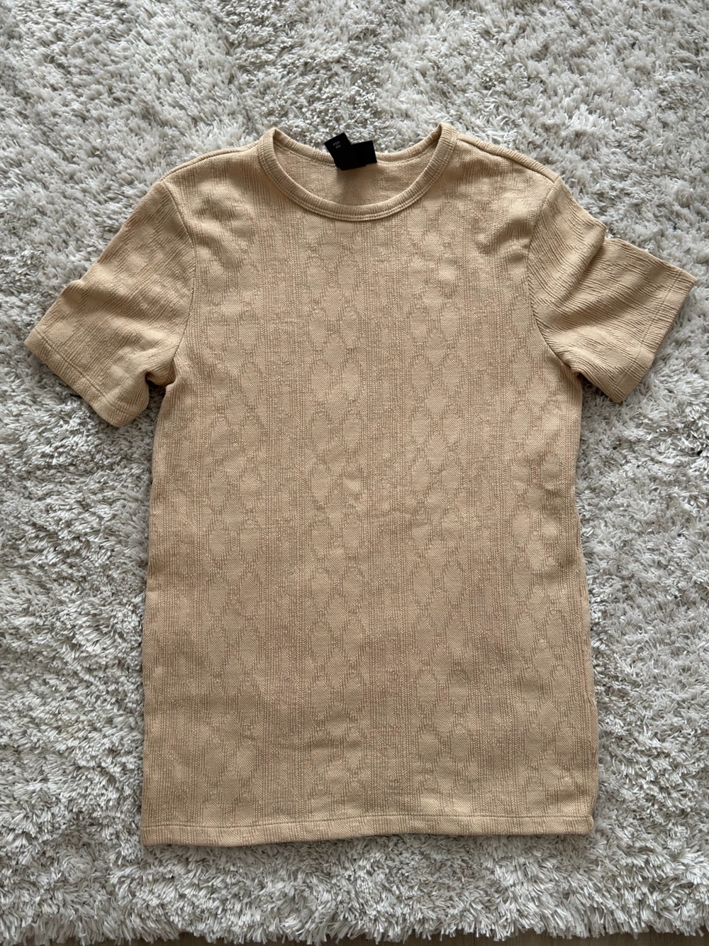 H&M dress shirt Beige NEW
